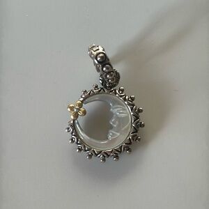 Barbara Bixby crescent moon - Mother of Pearl.